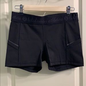 Lululemon all sport shorts size 8 black
